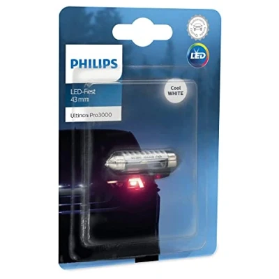 Afbeelding van Philips SV8.5 Festoon 43mm Wit 12V