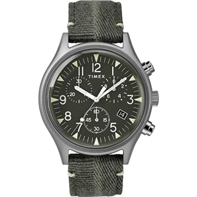Afbeelding van Timex Mk1 Chrono TW2R68600 Horloge Textiel Groen Ø 41 mm