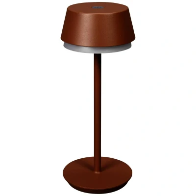Afbeelding van Konstsmide 7830 960 Lyon Tafellamp met accu 2.5 W Warmwit, RGB Terracotta