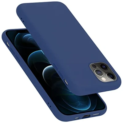 Afbeelding van Cadorabo Hoesje geschikt voor Apple iPhone 13 MINI in LIQUID BLAUW Beschermhoes gemaakt van flexibel TPU silicone Case Cover