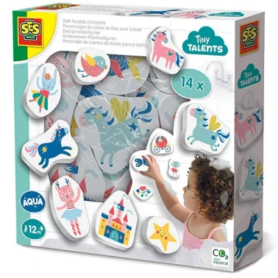 Afbeelding van Ses creative badspeelgoed sprookjesfiguren 14st
