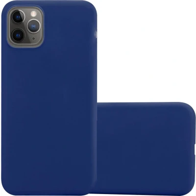 Afbeelding van Cadorabo Hoesje geschikt voor Apple iPhone 13 in CANDY DONKER BLAUW Beschermhoes gemaakt van flexibel TPU silicone Case Cover