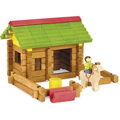 Afbeelding van Jeujura 8230 Bordspellen Mijn eerste houten chalet 64 delen van hout