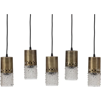 Afbeelding van Sprinkle hanglamp 5L antique brass