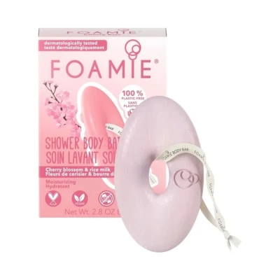 Afbeelding van Foamie Body Bar Cherry Kiss (Nourishing) 80 G