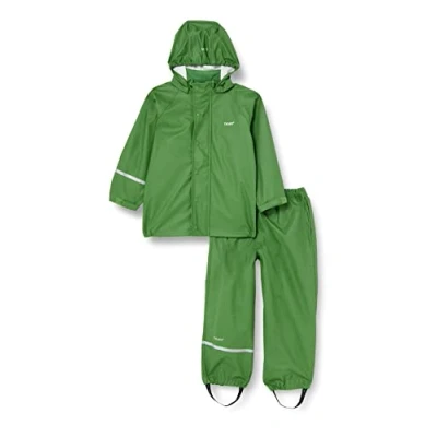 Image de Celavi Rainwear Suit Basic Pantalon de pluie Fille, Elm Green, 110/119 cm /5 ans