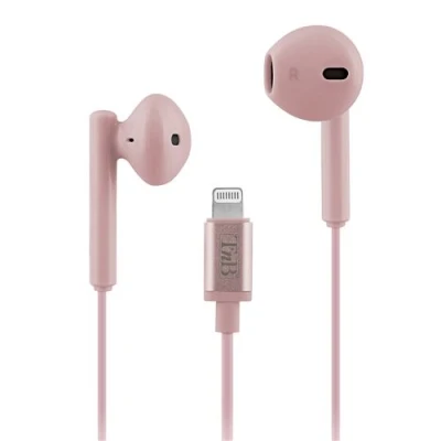 Image de T&#039;nB CURV Écouteurs avec micro intra auriculaire filaire Lightning rose