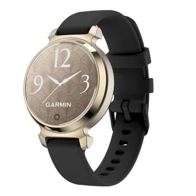 Afbeelding van Siliconen bandje Zwart Garmin Lily 2