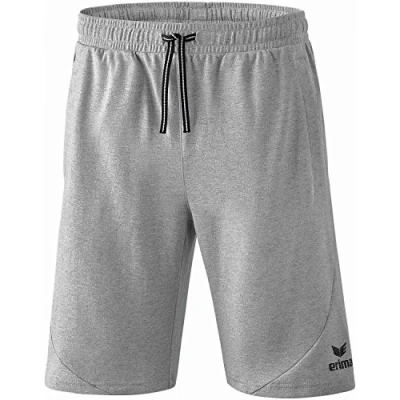 Afbeelding van Essential sweatshort licht grey melange/zwart / XL
