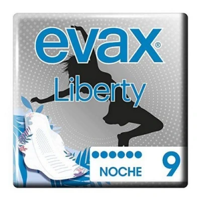 Image de Compresses avec Ailes pour la Nuit Liberty Evax (9 uds)