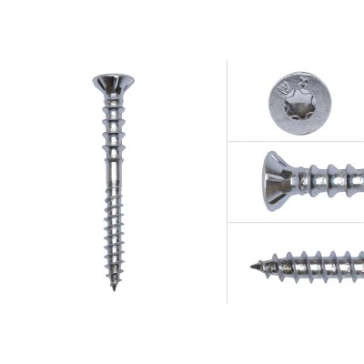 Afbeelding van Wovar Stelschroeven Verzinkt 6 x 60 mm Torx 25 Doos 100 stuks