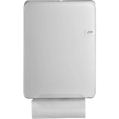 Afbeelding van Euro White Quartz handdoekdispenser t.b.v. multifold en C fold