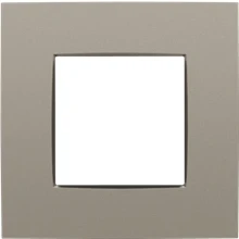 Afbeelding van Niko Enkele afdekplaat, kleur Intense bronze