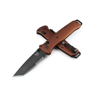 Afbeelding van Benchmade Bailout Aluminium Tanto Burnt copper CE