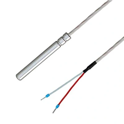 Afbeelding van iOVEO 038HT02202 Kabel /temperatuursonde, teflon aansluitkabel tot 250 C, PT1000, IP67 waterdicht, geschikt voor levensmiddelen, 2 m