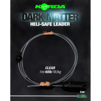 Afbeelding van Korda dark matter leader heli safe clear 40lb 1m