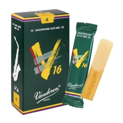 Image de Anches de saxophone alto vandoren v16 4 sr704 bois