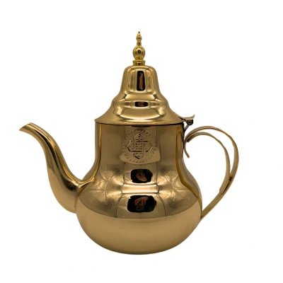 Afbeelding van Marokkaanse theepot Tanger Goud 1.6 liter