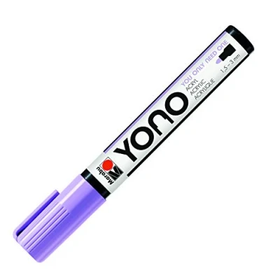 Afbeelding van Marabu 12400103226 YONO multifunctionele acrylmarker met Japanse ronde punt, op waterbasis, licht en waterbestendig, voor bijna alle ondergronden, 1,5 3 mm