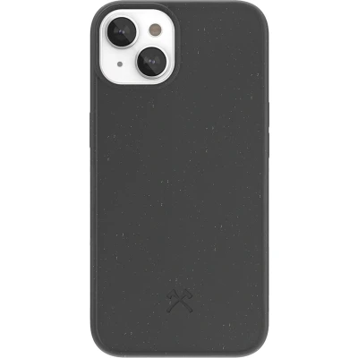 Afbeelding van Woodcessories Case MagSafe geschikt voor iPhone 14 gemaakt van bio materialen en draadloos laden Black