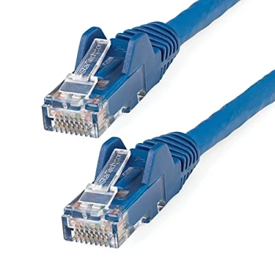 Afbeelding van Stevige UTP netwerkkabel categorie 6 Startech N6LPATCH5MBL 5 m