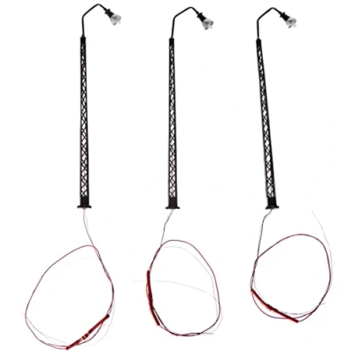 Afbeelding van Faller LED Lattice mast arc luminaire. 3 pcs. FA272124 modelbouwsets, hobbybouwspeelgoed voor kinderen, modelverf en accessoires