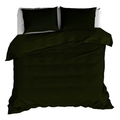 Afbeelding van De Witte Lietaer Olivia Dekbedovertrek Tweepersoons 200x200/220 cm Kahki