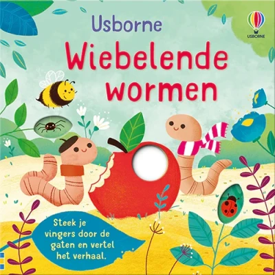 Afbeelding van Uitgeverij usborne voelboekje wiebelende wormen