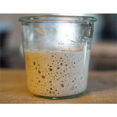 Afbeelding van Gecertificeerde biologische zuurdesemstarter, zeer oud en rijp 45 jaar Lake District Starter Broodstarter 80 g voor alle soorten meel met gedrukte handleiding door Kombuchaorganic®