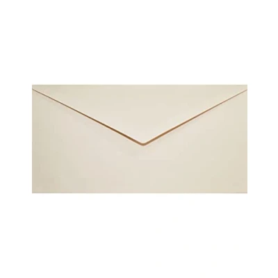 Afbeelding van Netuno Bisquit 100 enveloppen met spitse brieven, zonder venster, 110 x 220 mm, 120 g, Keaykolour Biscuit, kleurrijk en elegant, DL