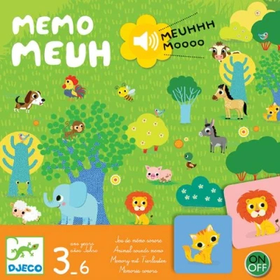 Afbeelding van Djeco memorie met geluid memo meuh
