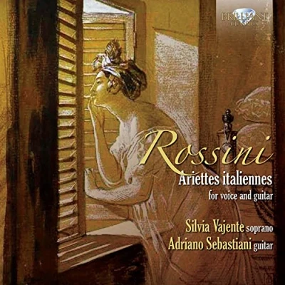 Afbeelding van Silvia Vajente &amp; Adriano Sebastiani Rossini: Ariettes Italiannes For Voice And Guitar (CD)