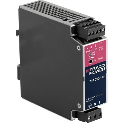 Afbeelding van TracoPower TSP 090 124N DIN rail netvoeding 3750 mA 90 W Aantal uitgangen: 1 x Inhoud: stuk(s)