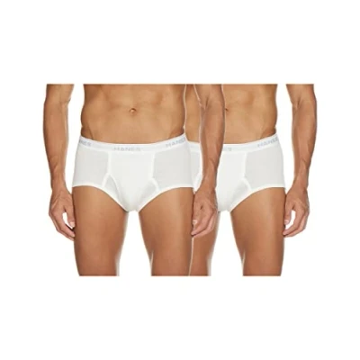 Afbeelding van Hanes Set van 9 herenslips, Wit.