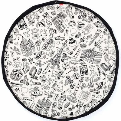 Afbeelding van Play&amp;go speelkleed en opbergzak color your bag paris