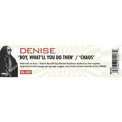 Afbeelding van Denise Boy, What&#039;ll You Do Then (Single)