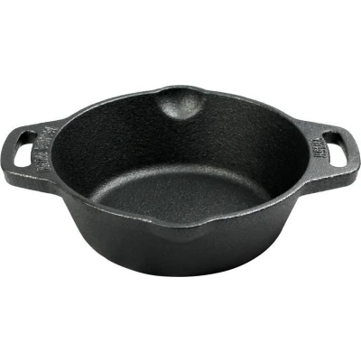 Afbeelding van Valhal Outdoor Skillet / koekepan 15cm gietijzer twee handvatten schenktuiten VH15H