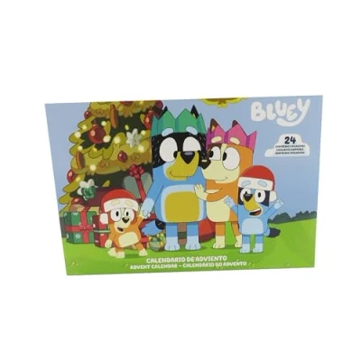 Afbeelding van Bluey Adventskalender 24 Exclusive Surprises Xmas Kerst 40x35cm
