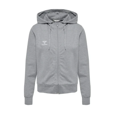 Afbeelding van Hummel GO Sweater met rits, Dames, Maat: 44, Grey melange