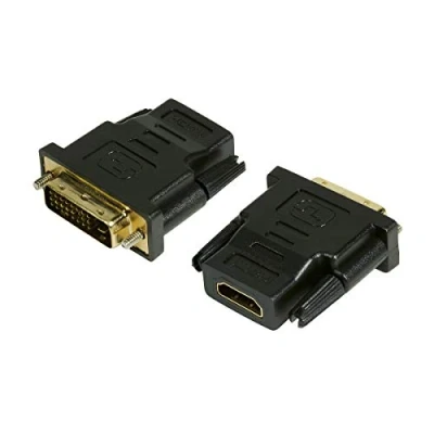 Afbeelding van LogiLink AH0001 HDMI / DVI Adapter [1x bus 1x stekker 24+1 polig] Zwart