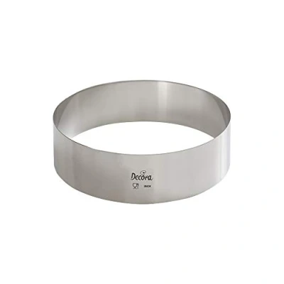 Afbeelding van Decora 0063720 roestvrijstalen cirkel Ø 20 x 4 h cm, roestvrij staal, cm