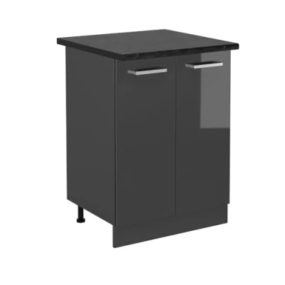 Afbeelding van Vicco Keukenonderkast R Line, Antraciet Hoogglans/Antraciet, 60 cm , WB