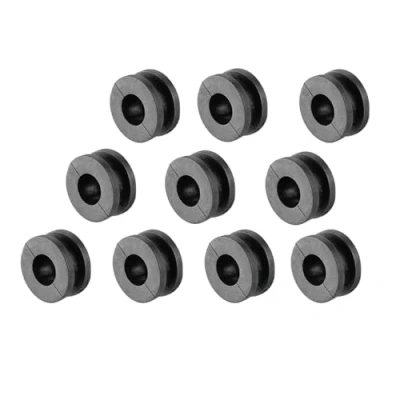 Afbeelding van Aramox 10 stuks motorfiets ABS rubberen coatingsluitringen zwart
