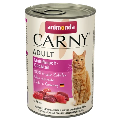 Afbeelding van Animonda Carny Adult Multivlees Cocktail 6 x 400 gram ( Katten natvoer )