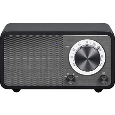 Image de Sangean WR 7 Genuine Mini Radio de table FM Bluetooth rechargeable noir