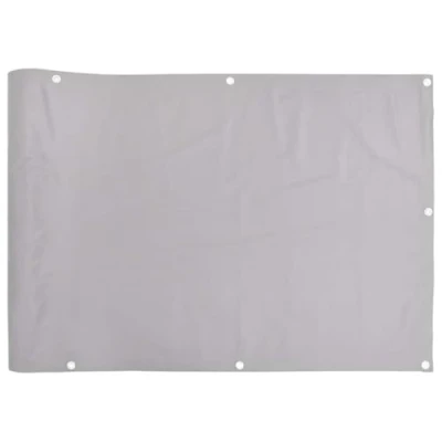 Afbeelding van Tuinscherm 600x75 cm PVC grijs