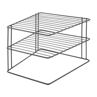 Afbeelding van Metaltex Palio Bordenrek Mat Zwart 25x25x19 cm