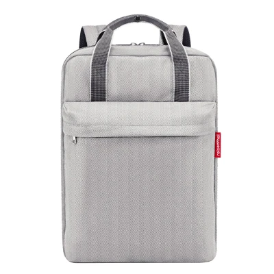 Afbeelding van Reisenthel Allday 39 CM Laptopfach Rugzak, Maat: One Size, Herringbone grey