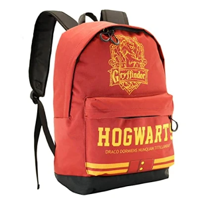Afbeelding van Karactermania Harry Potter Griffoendor Griffindor FAN HS 2.2 Rugzak Backpack Handbagage Met Trolley Bevestiging Rugtas Rood
