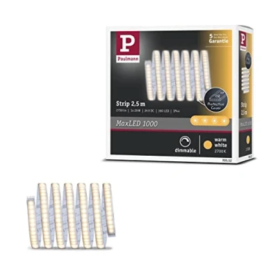 Afbeelding van Paulmann 70552 LED strip uitbreidingsset Met connector (male) 24 V 2.50 m Warmwit